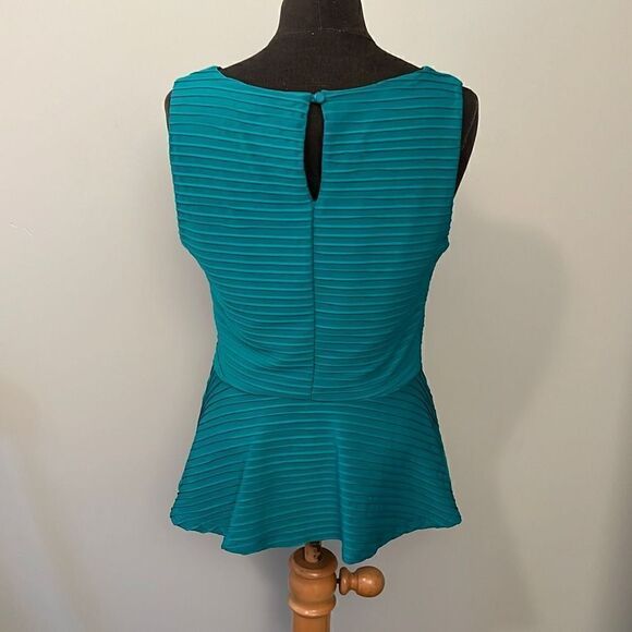 Bisou Bisou Michelle Bohbot Women's Teal Peplum - Picture 3 of 8